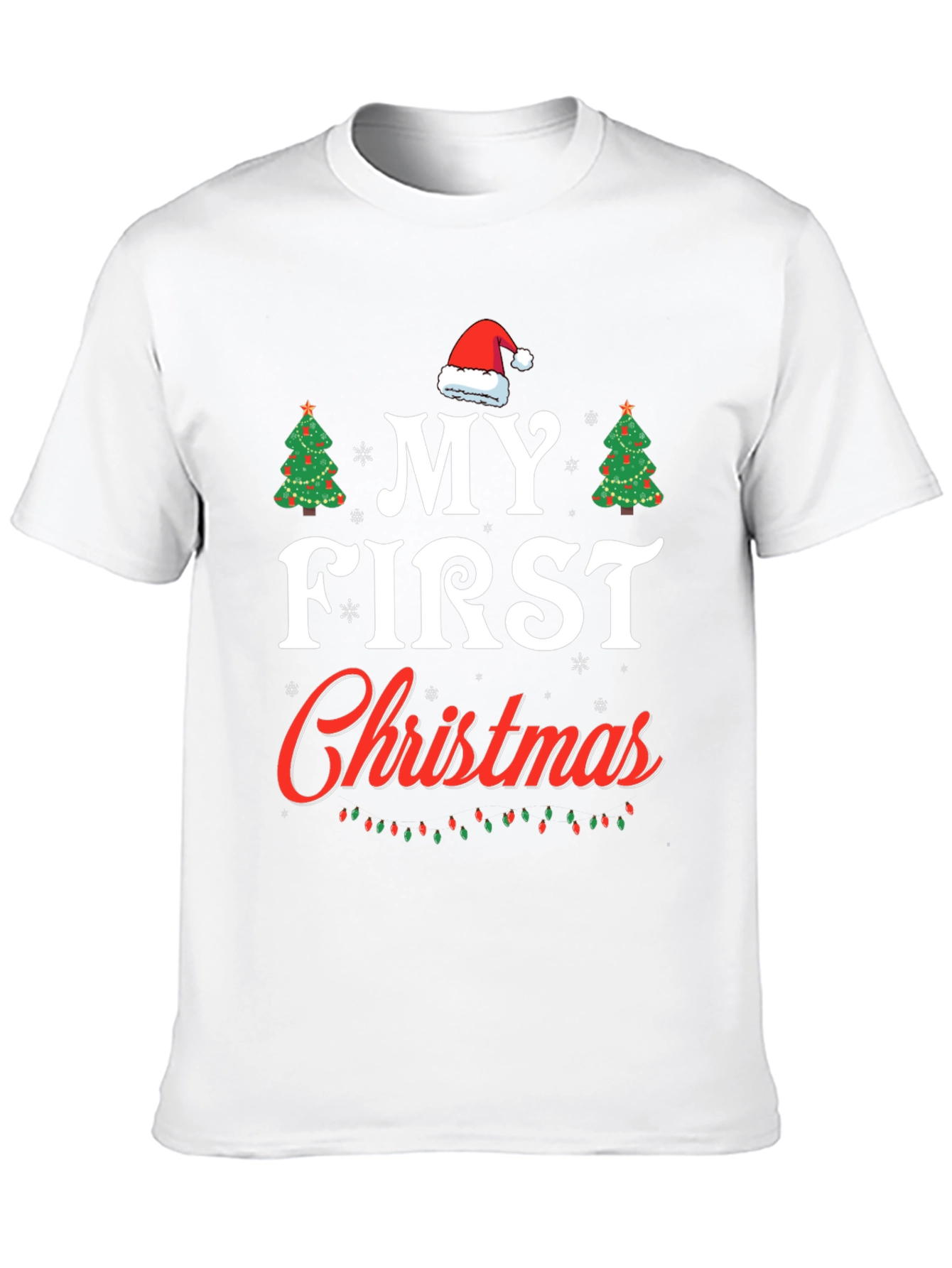 My First Christmas T-Shirt Holiday Festive Tee