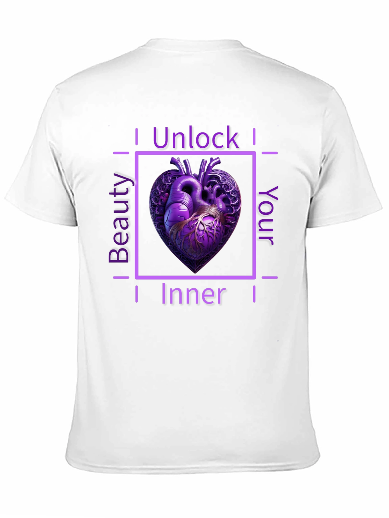Unlock Your Inner Beauty Heart Tee
