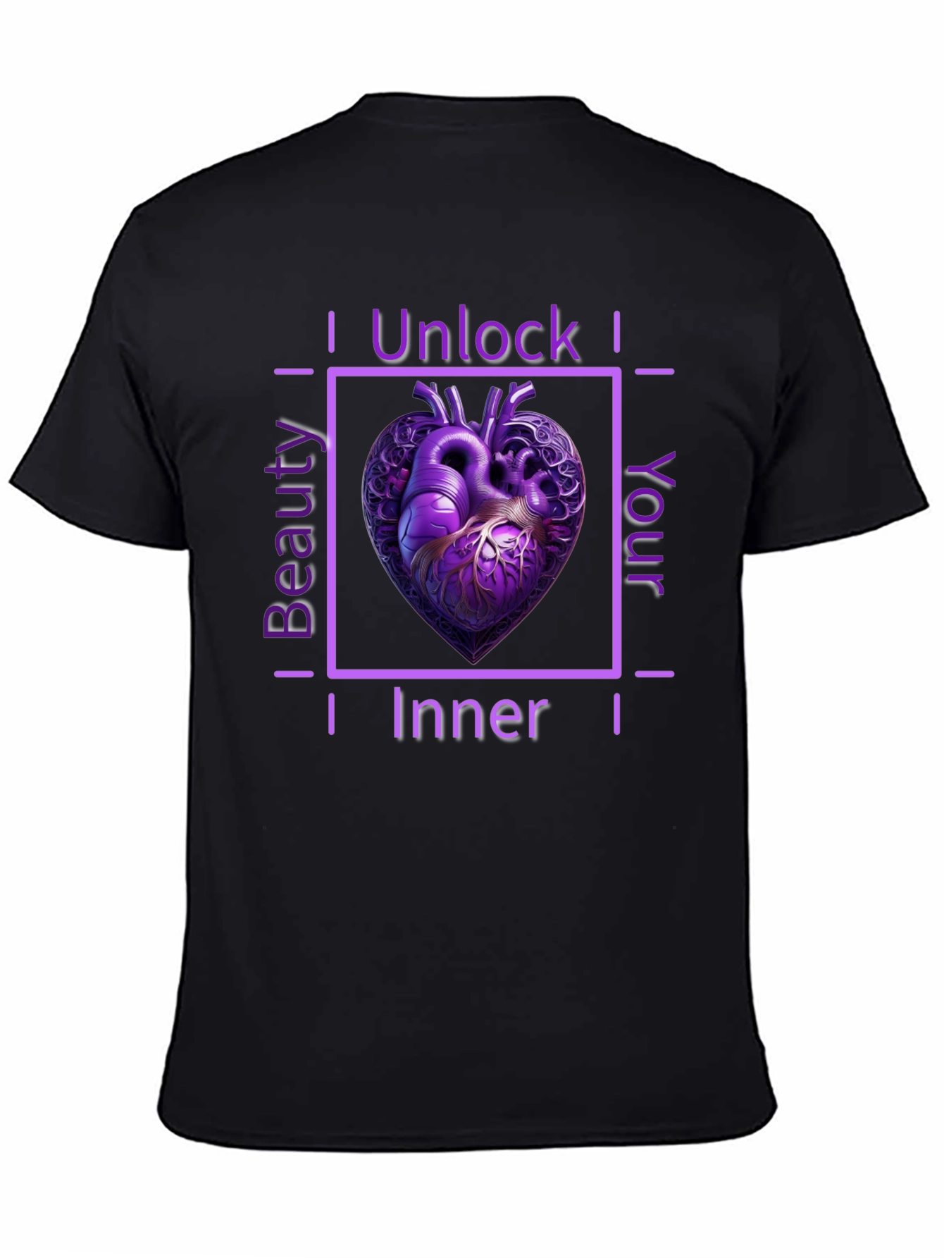 Unlock Your Inner Beauty Heart Tee