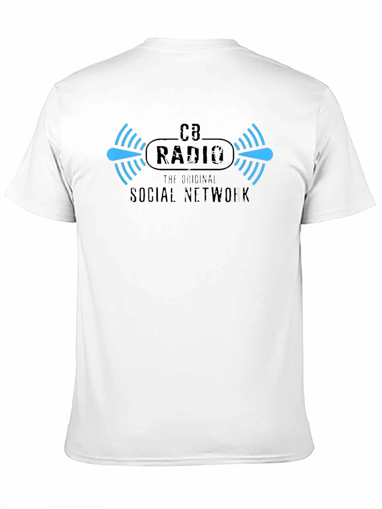 CB Radio Original Social Network Black Tee