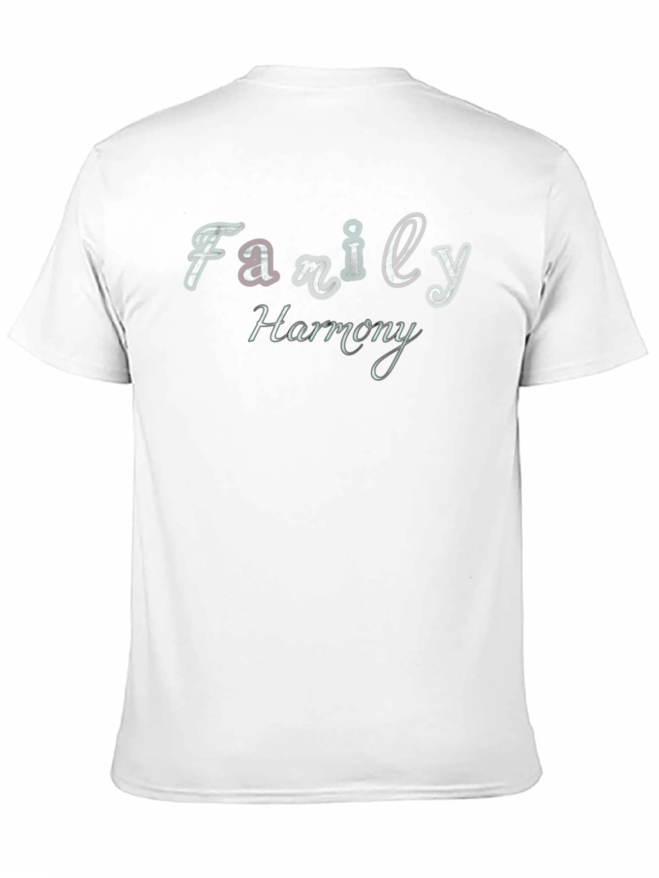 Family Harmony Graphic Tee - Black