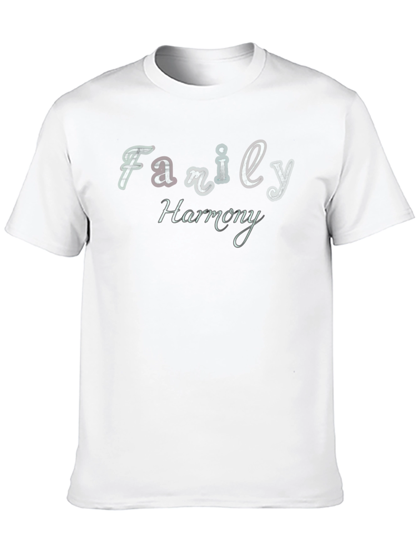 Family Harmony Graphic Tee - Black