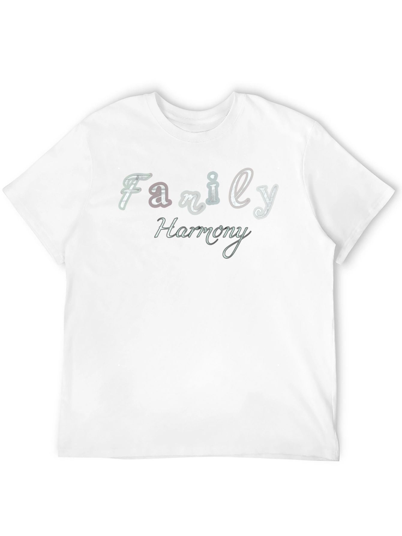 Family Harmony Graphic Tee - Black