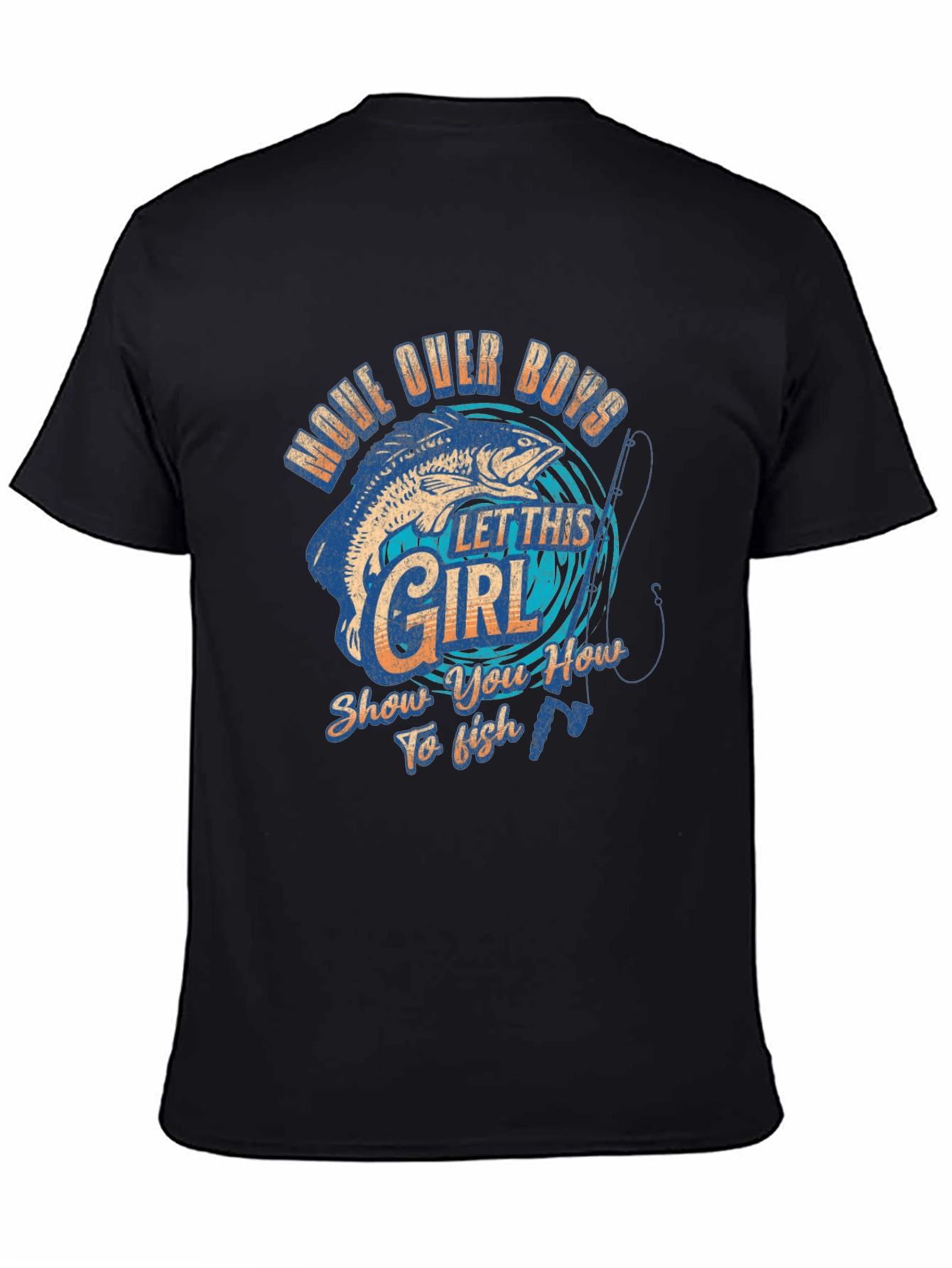 Fishing Girl Graphic Tee