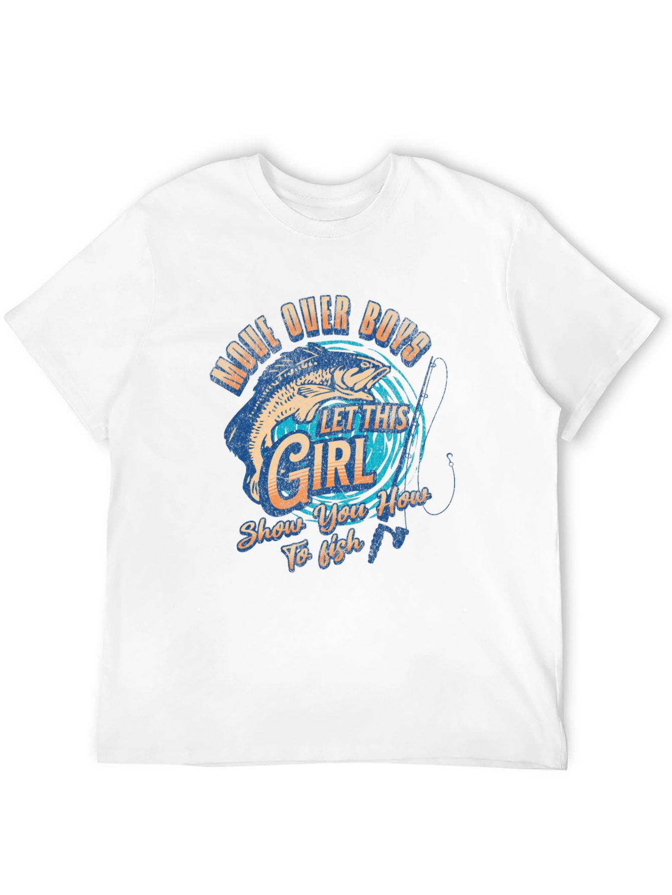 Fishing Girl Graphic Tee