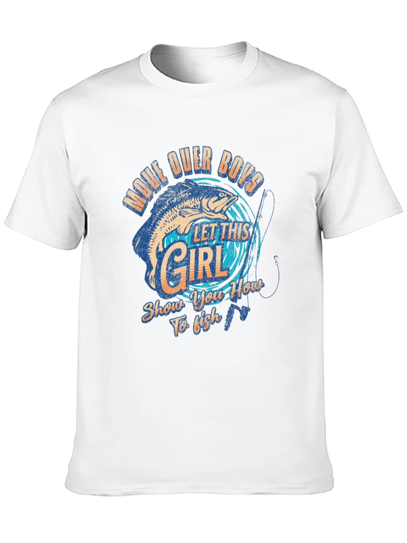 Fishing Girl Graphic Tee