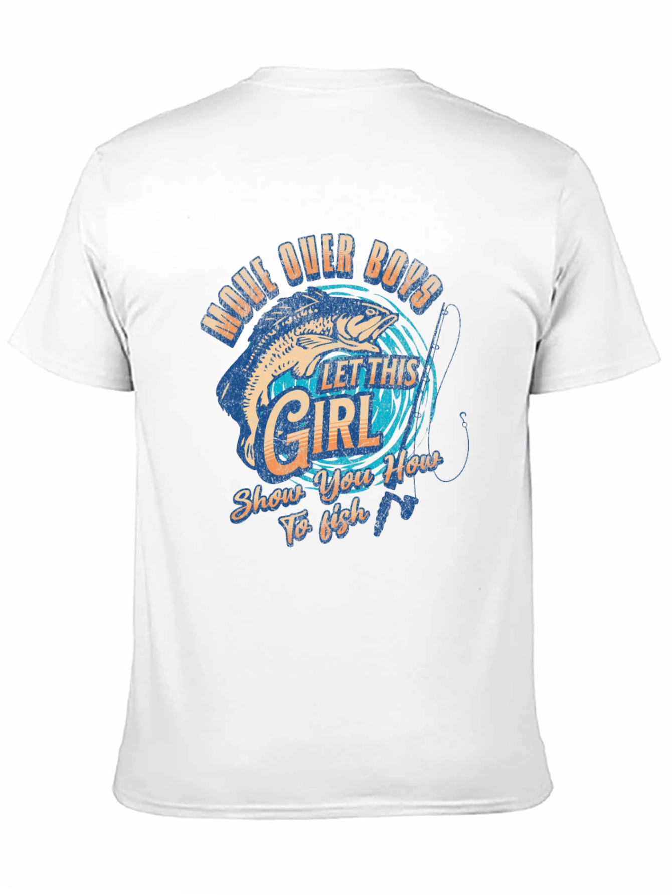 Fishing Girl Graphic Tee