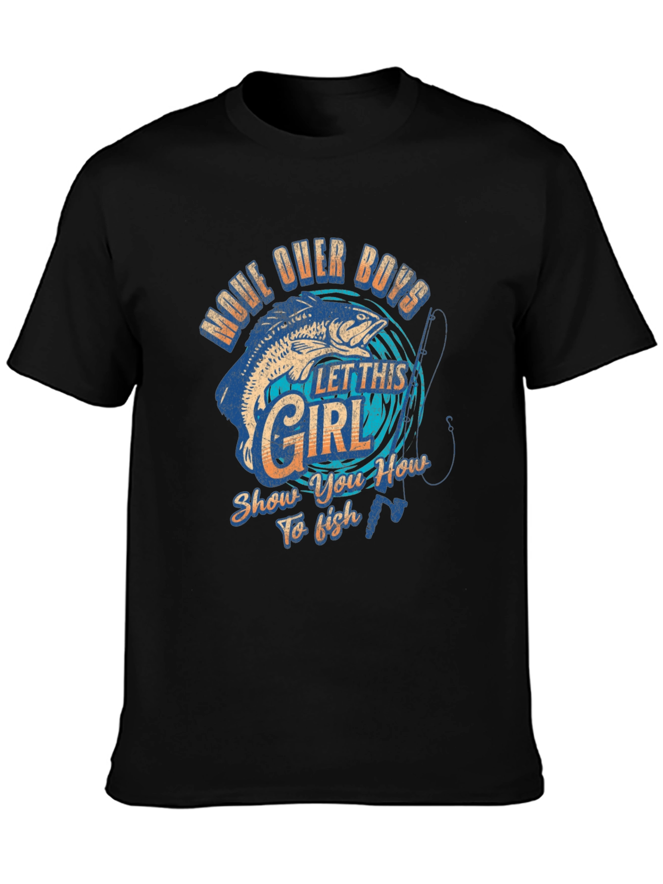 Fishing Girl Graphic Tee