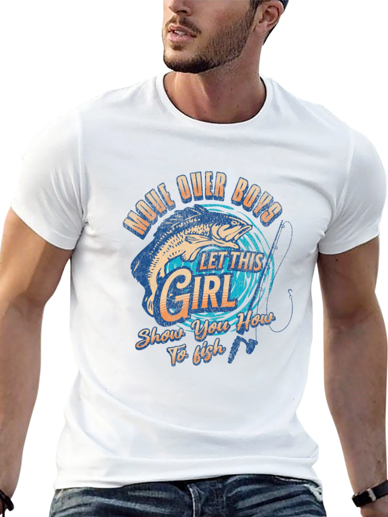 Fishing Girl Graphic Tee