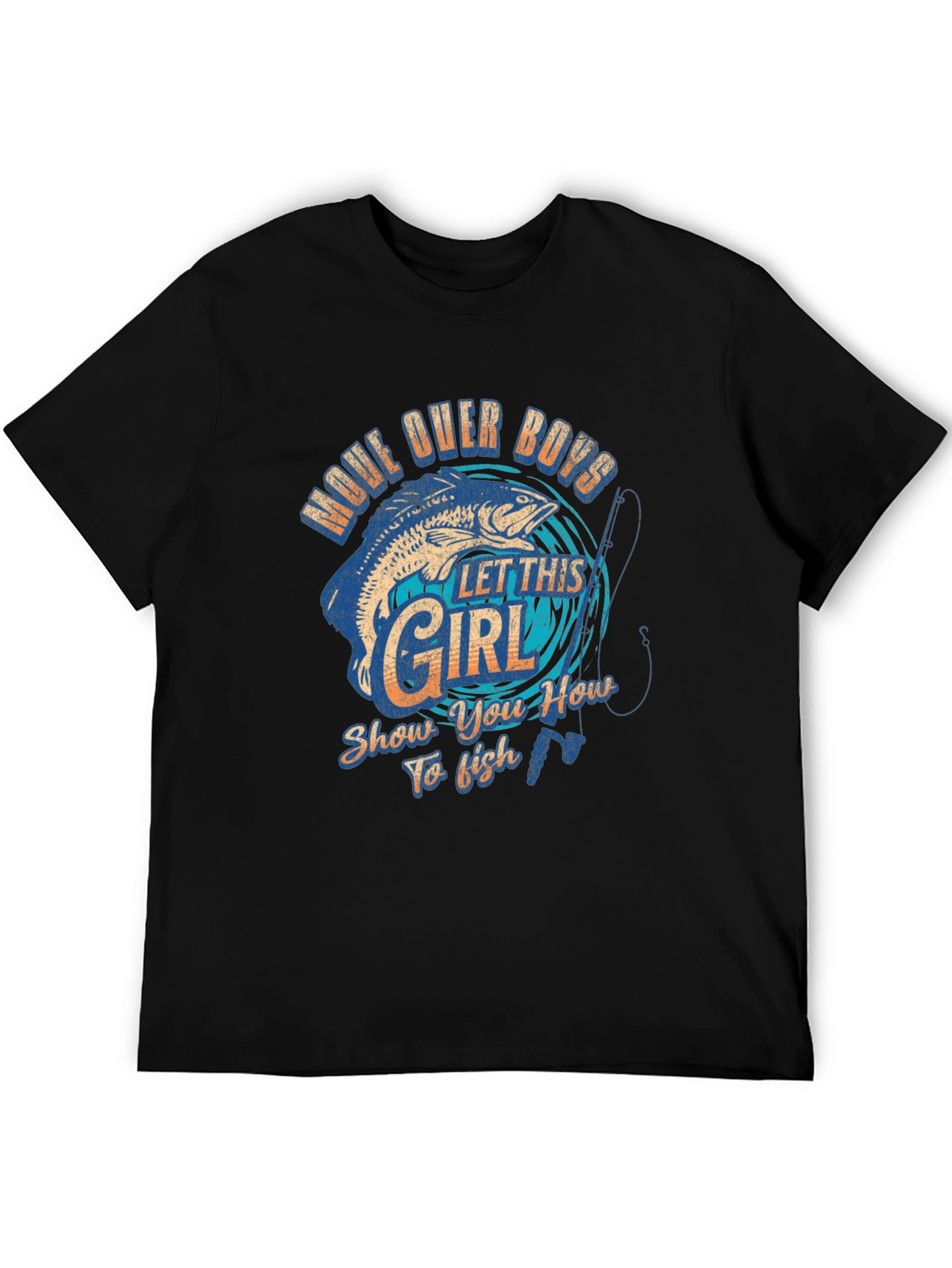 Fishing Girl Graphic Tee