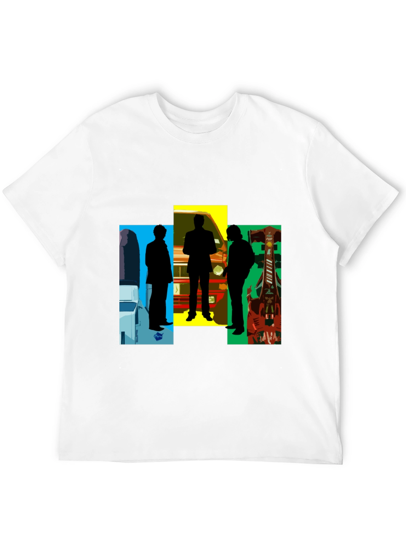 Silhouette Graphic Tee - Mens Black T-Shirt