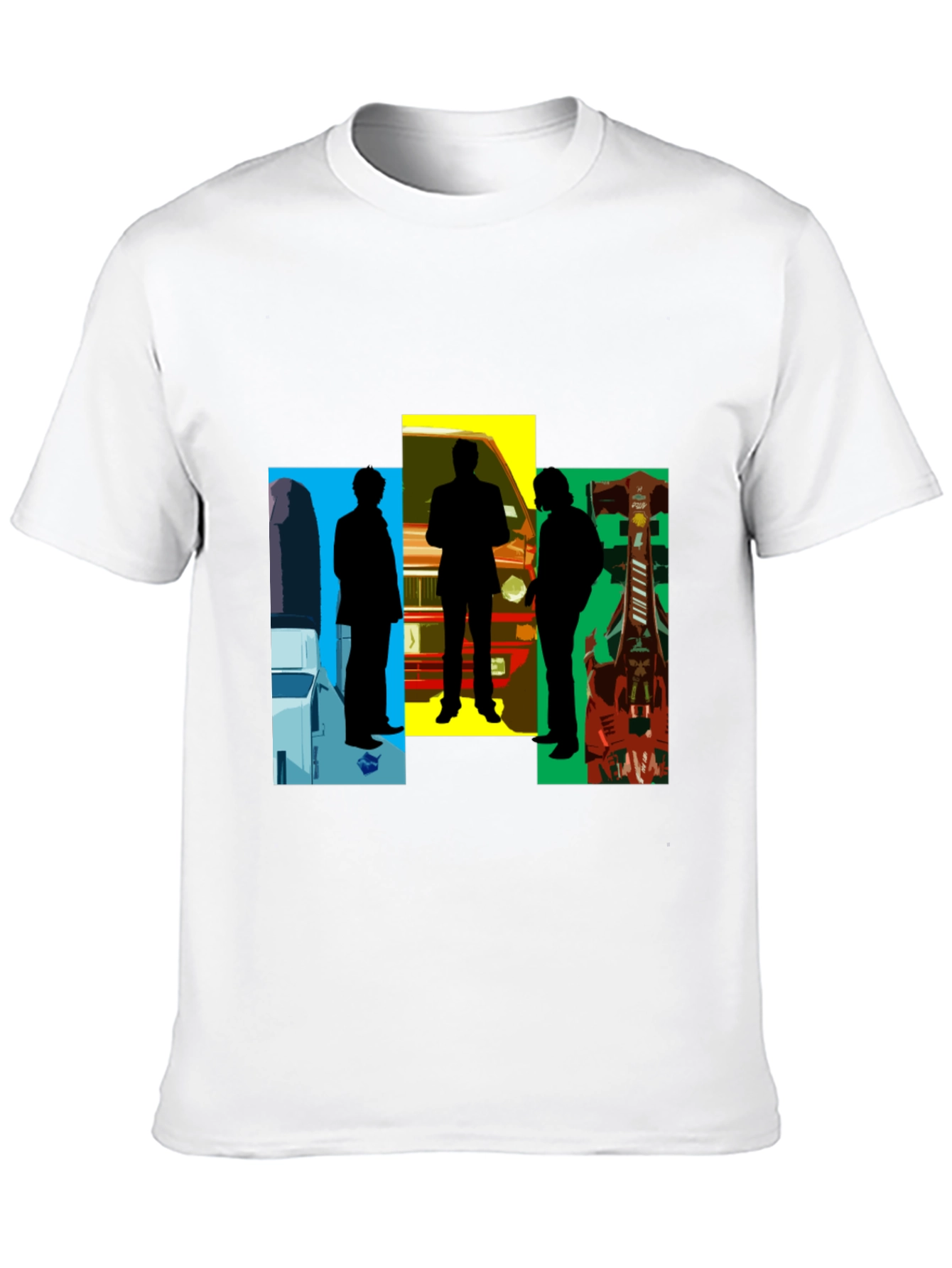 Silhouette Graphic Tee - Mens Black T-Shirt