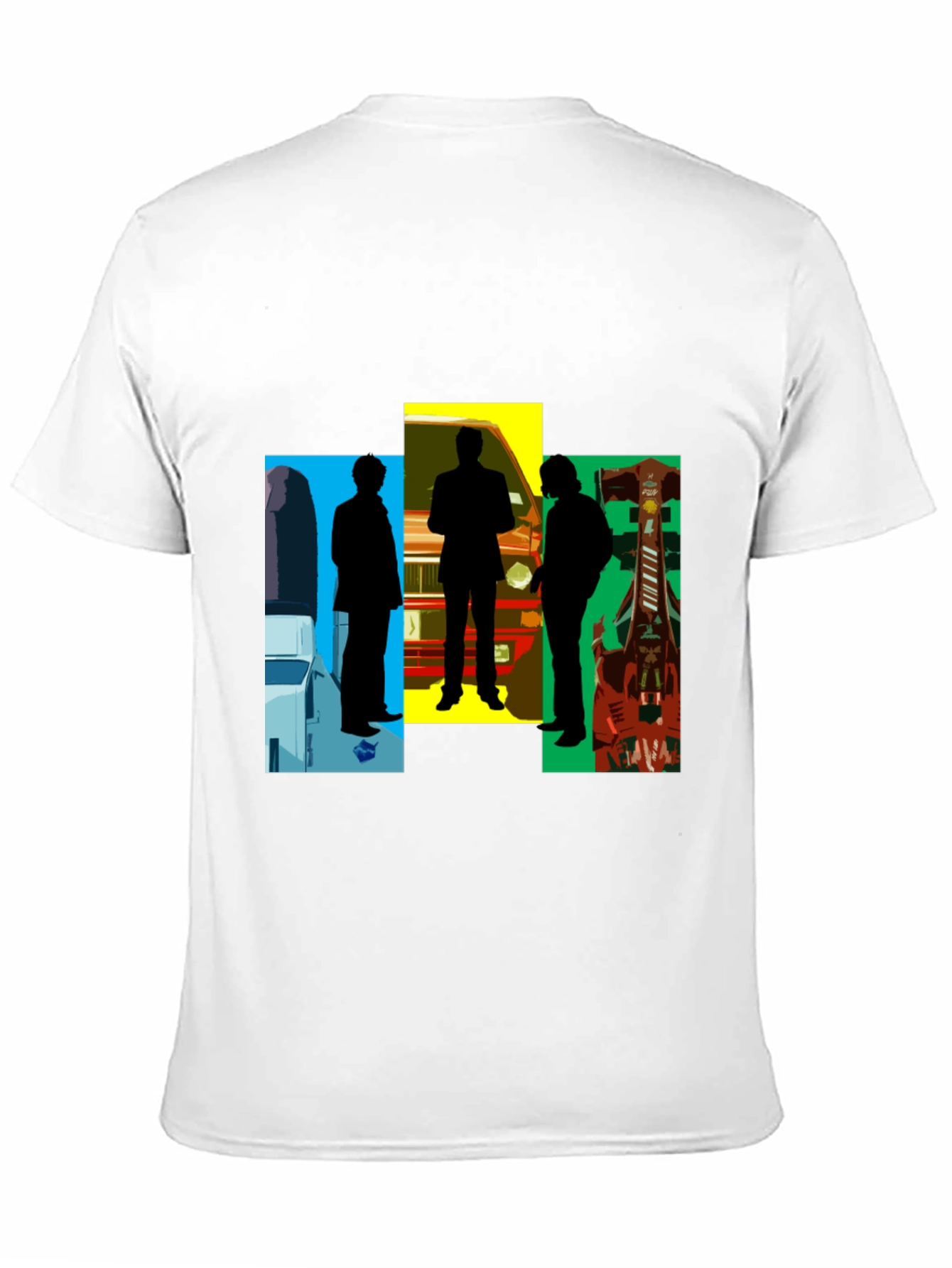 Silhouette Graphic Tee - Mens Black T-Shirt