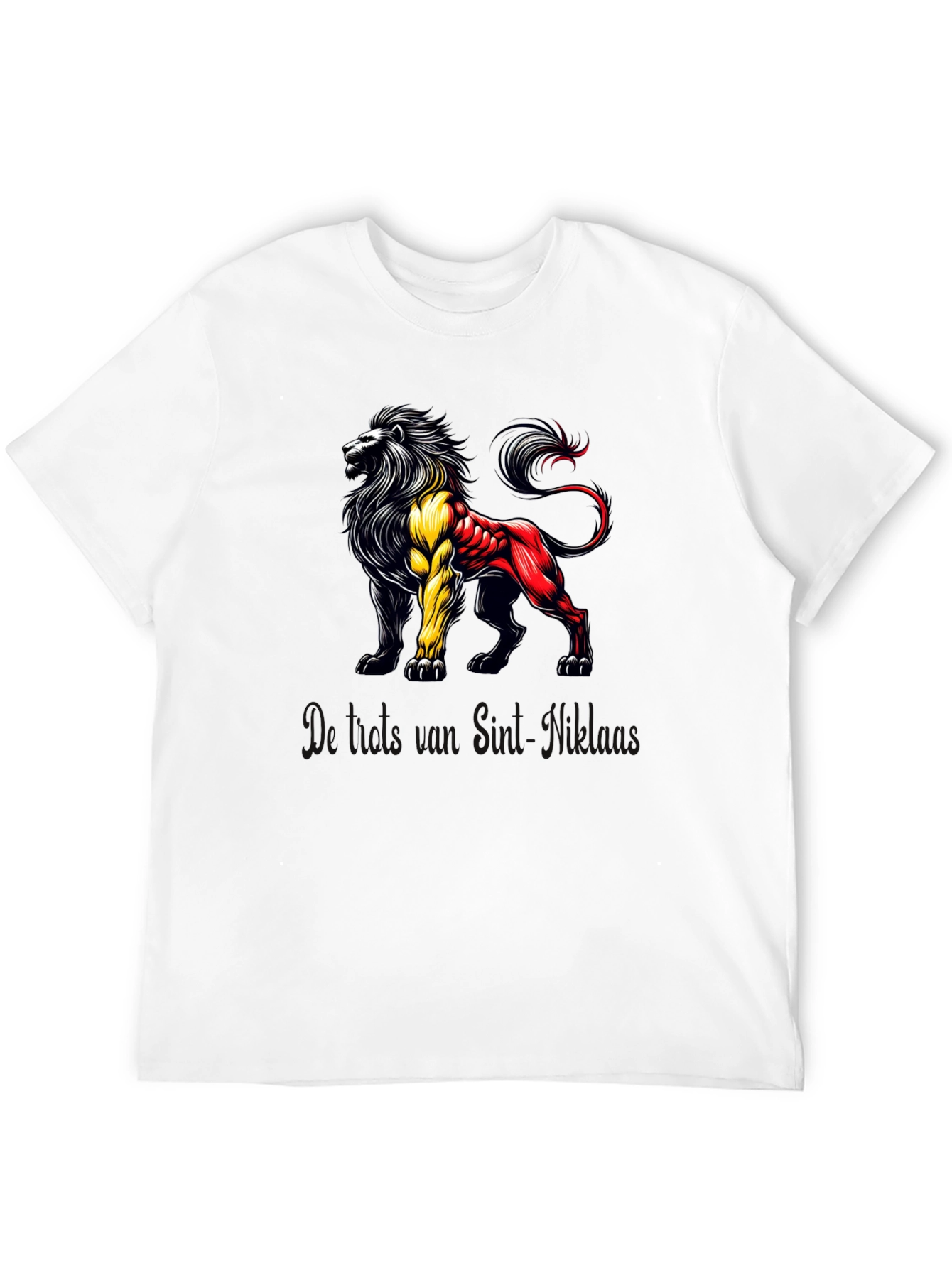 Belgian Lion Black T-Shirt