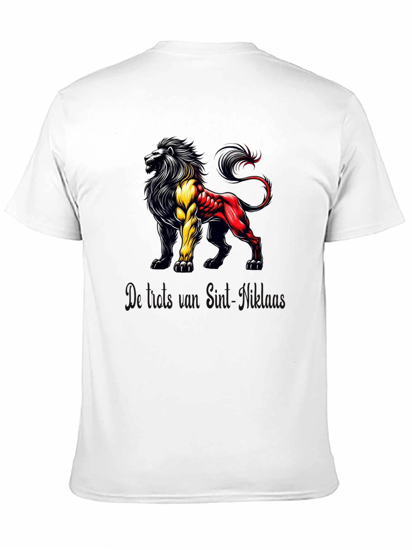 Belgian Lion Black T-Shirt