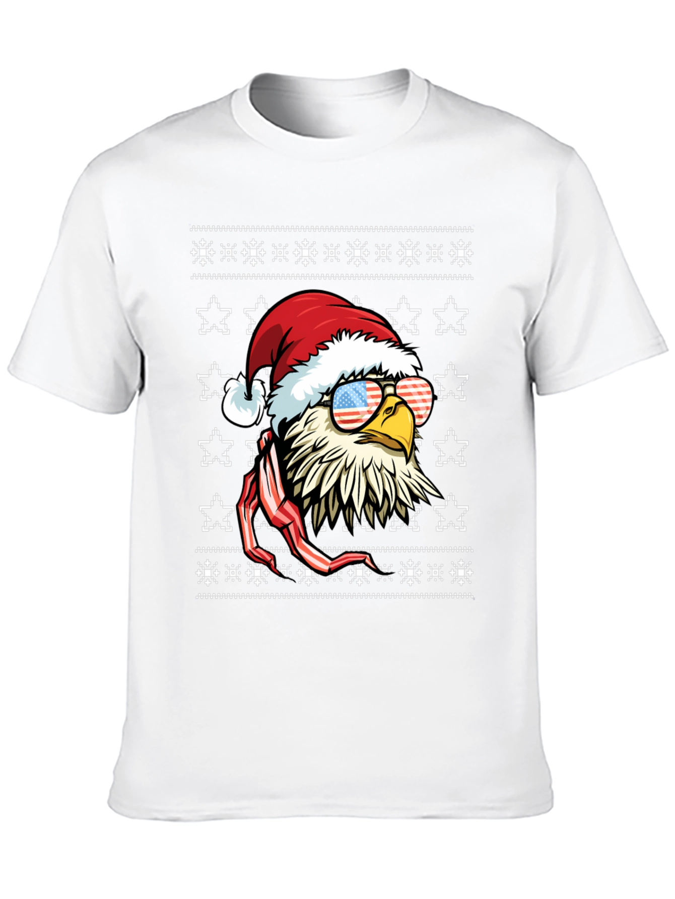 Patriotic Eagle Christmas T-Shirt