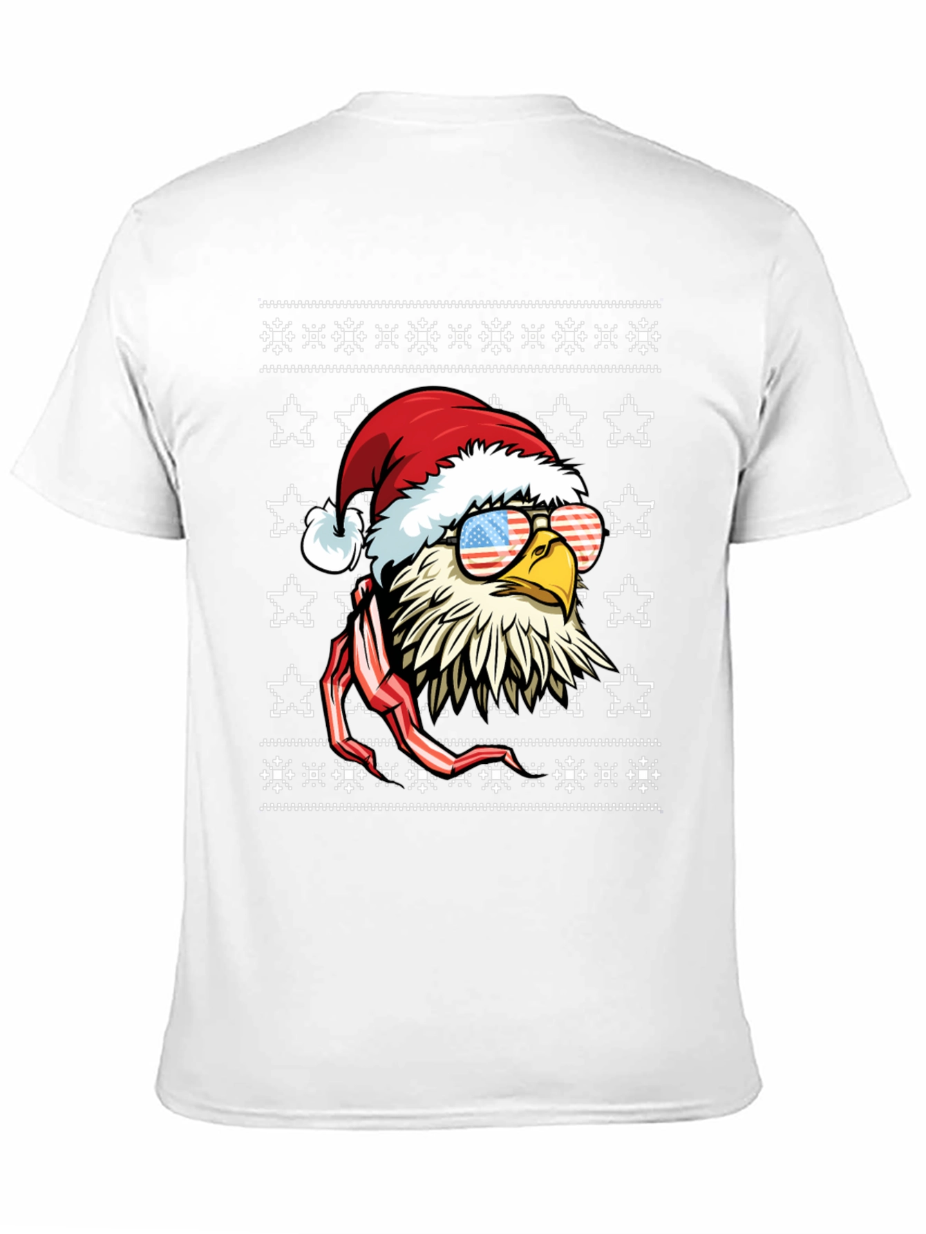 Patriotic Eagle Christmas T-Shirt