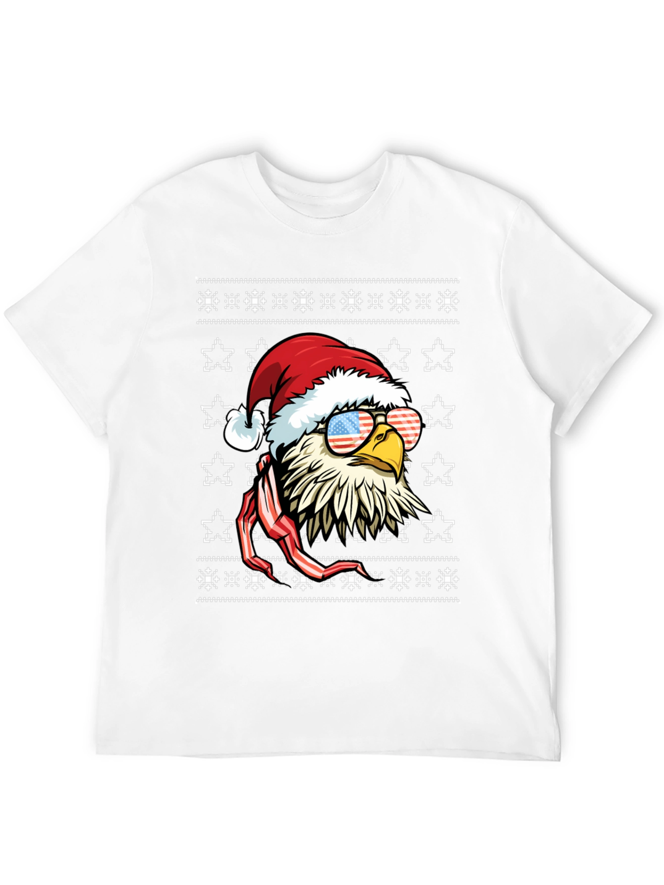 Patriotic Eagle Christmas T-Shirt