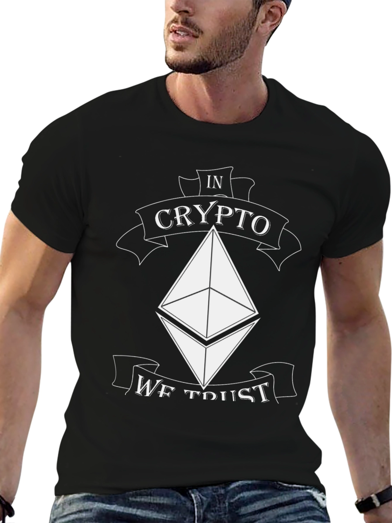 In Crypto We Trust T-Shirt - Black
