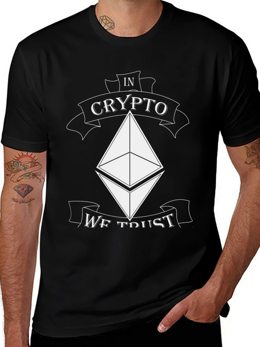In Crypto We Trust T-Shirt - Black