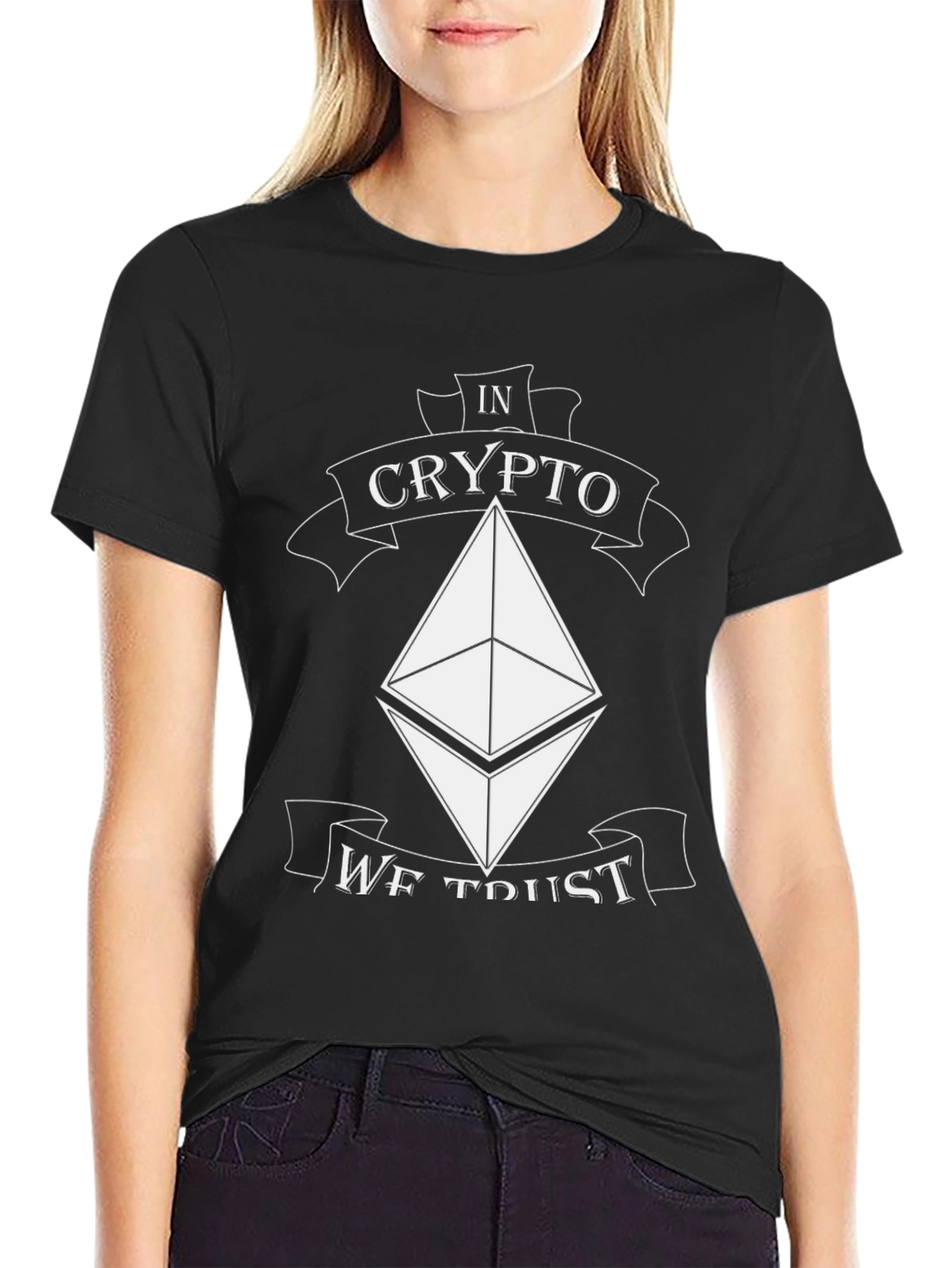 In Crypto We Trust T-Shirt - Black