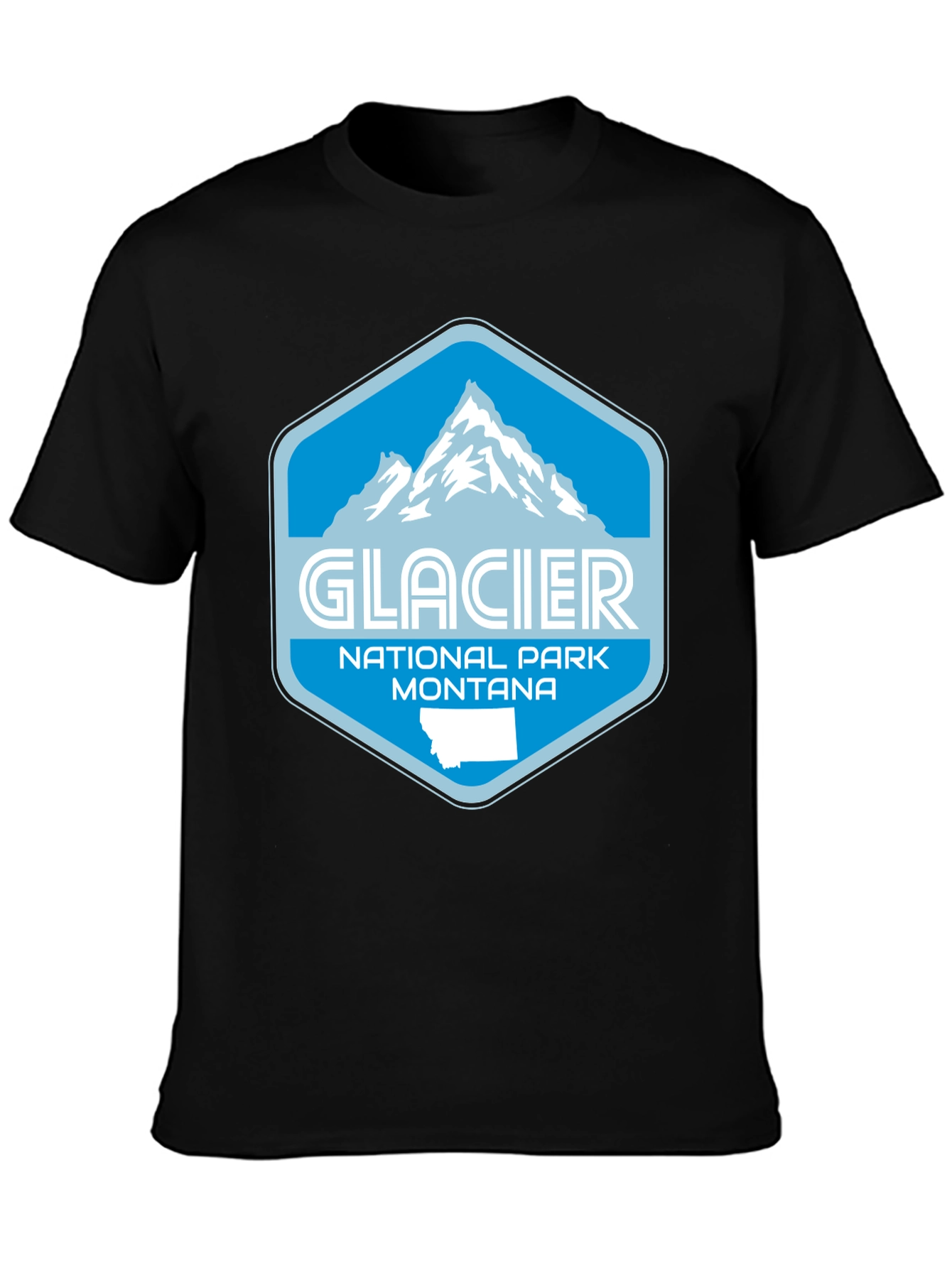 Glacier National Park Montana Graphic Tee
