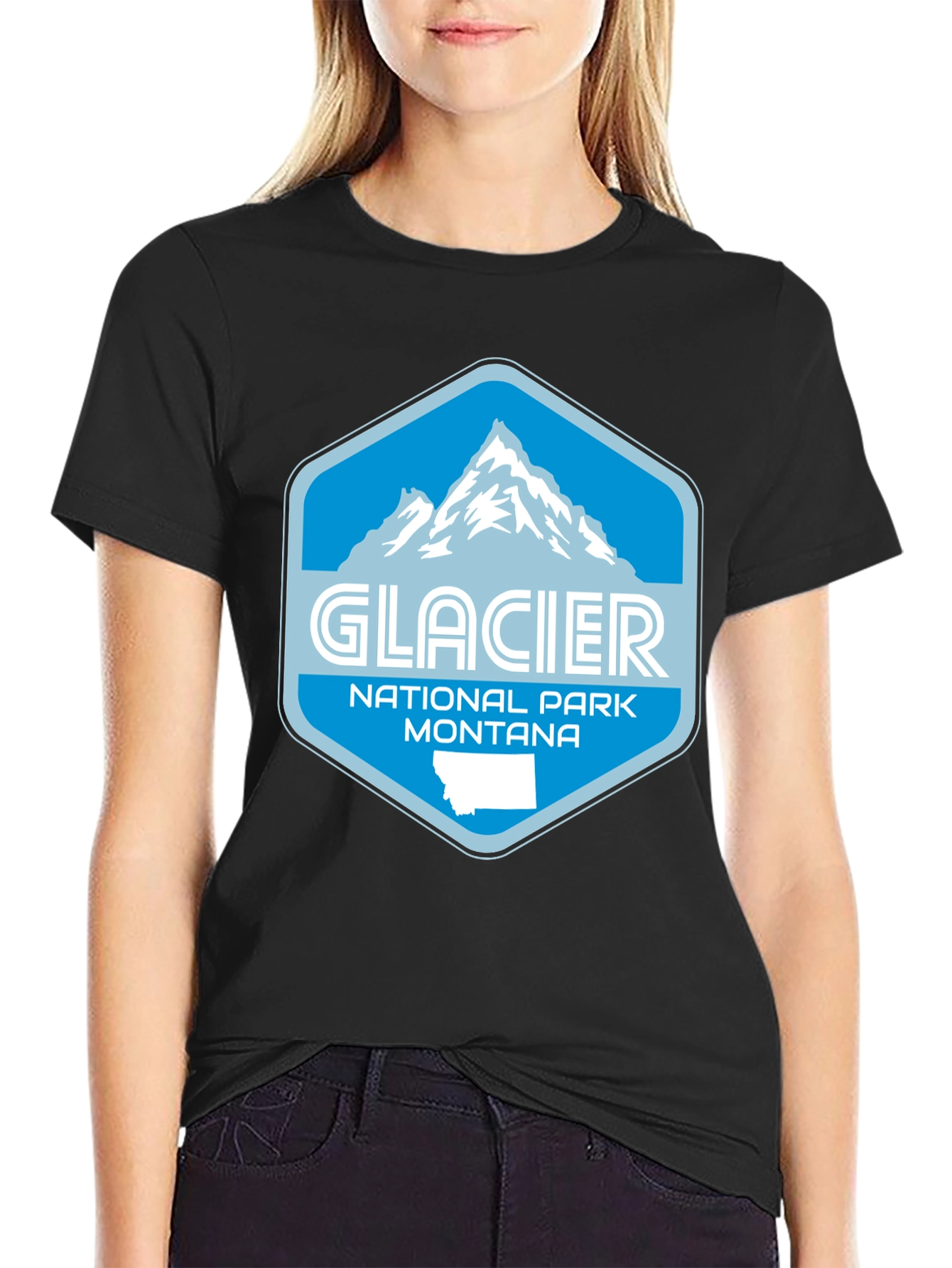 Glacier National Park Montana Graphic Tee