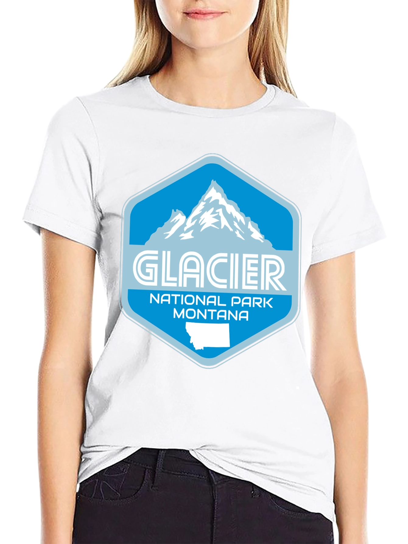 Glacier National Park Montana Graphic Tee