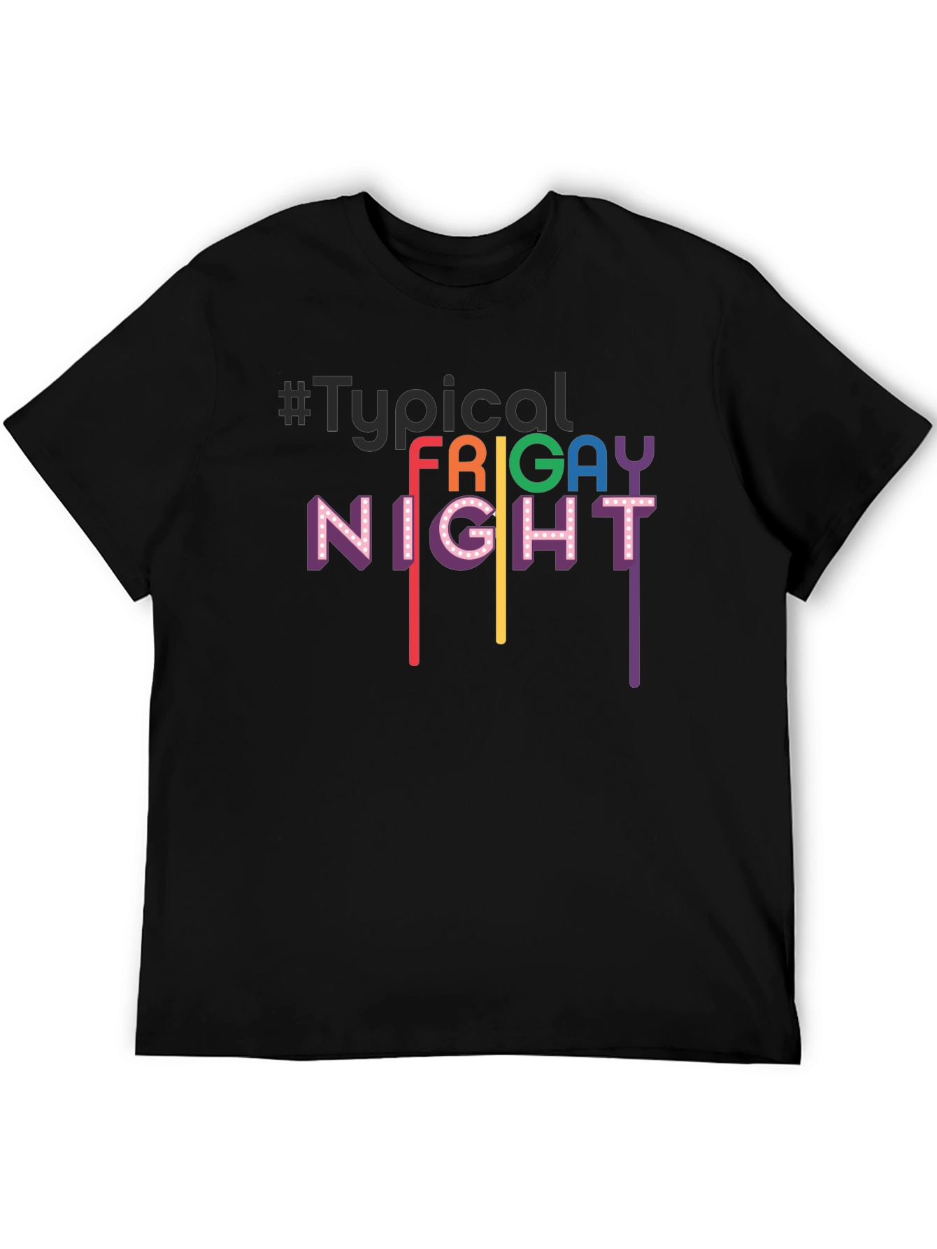 Frigay Night T-Shirt - Unisex Black Tee