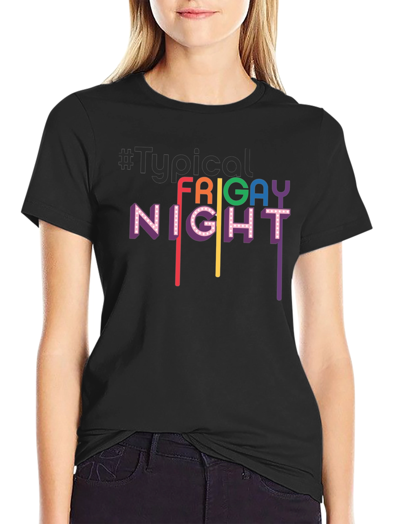 Frigay Night T-Shirt - Unisex Black Tee