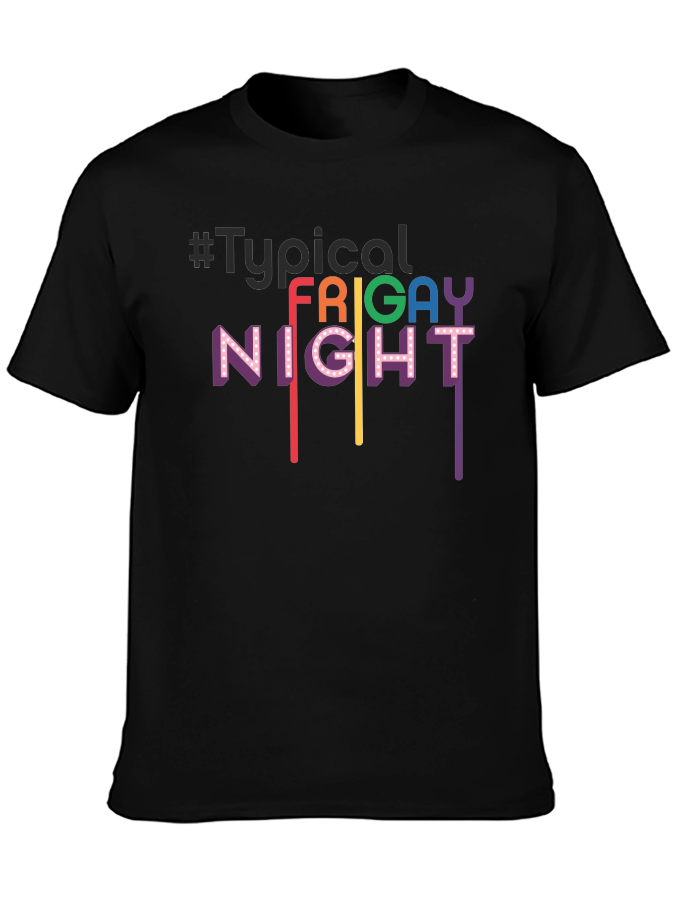 Frigay Night T-Shirt - Unisex Black Tee