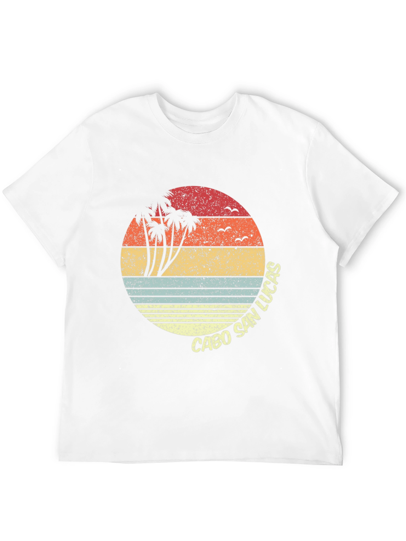 Cabo San Lucas Retro Sunset Graphic T-Shirt