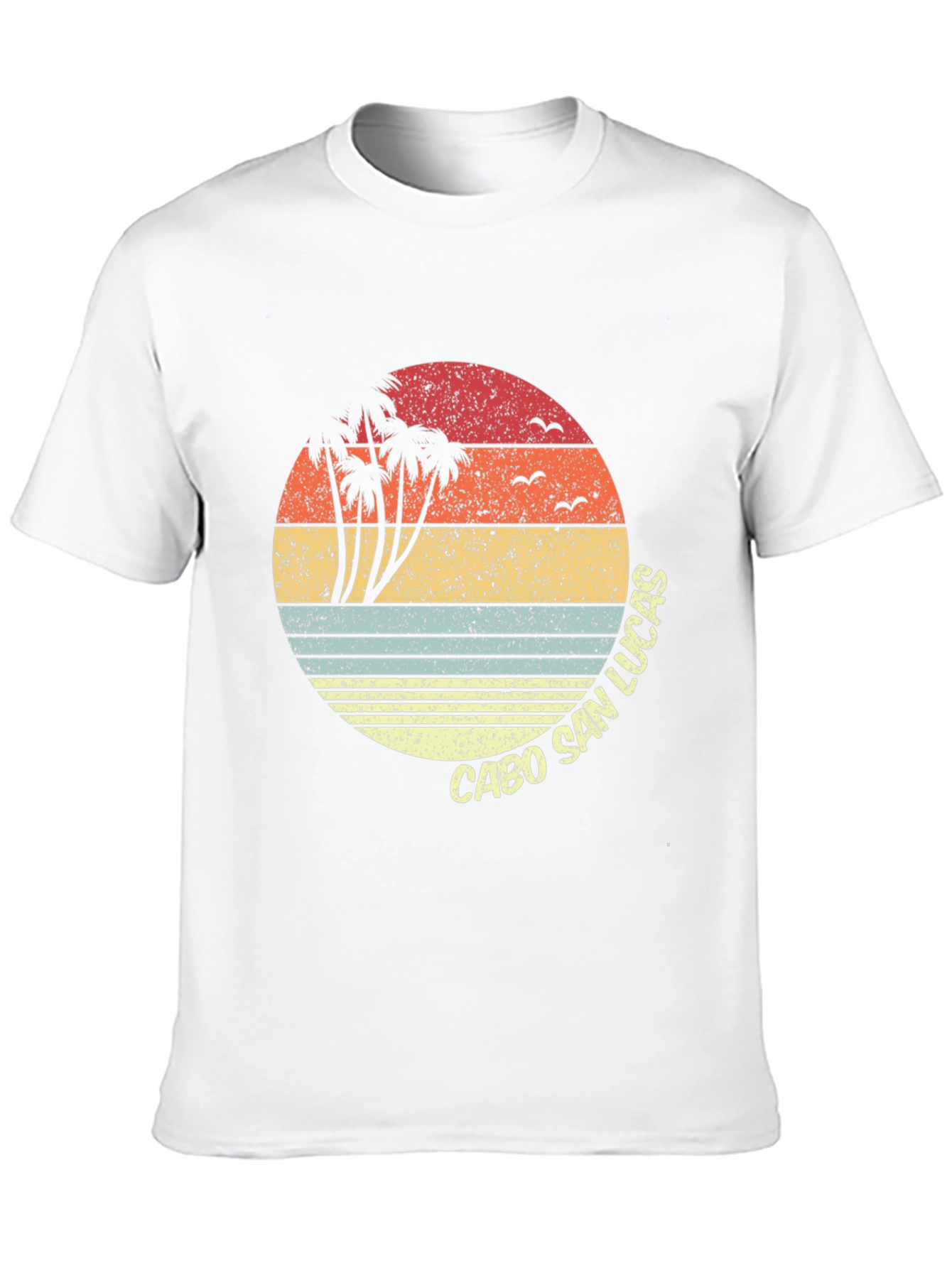 Cabo San Lucas Retro Sunset Graphic T-Shirt