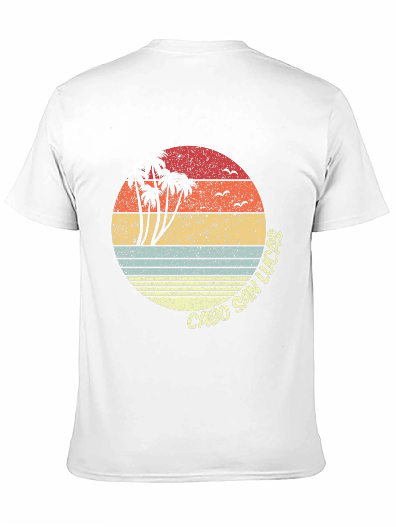 Cabo San Lucas Retro Sunset Graphic T-Shirt