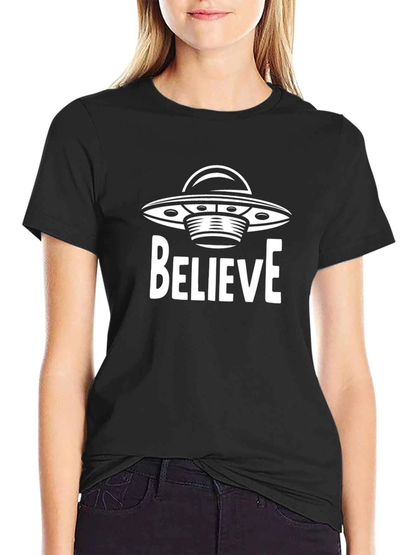 Believe UFO T-Shirt - Sci-Fi Alien Tee
