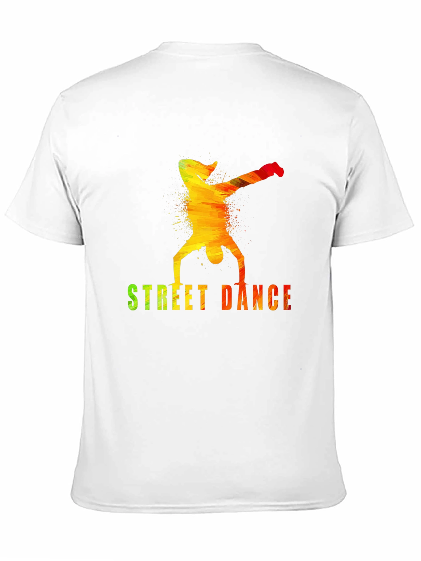 Street Dance Graphic Tee - Stylish Mens Black T-Shirt