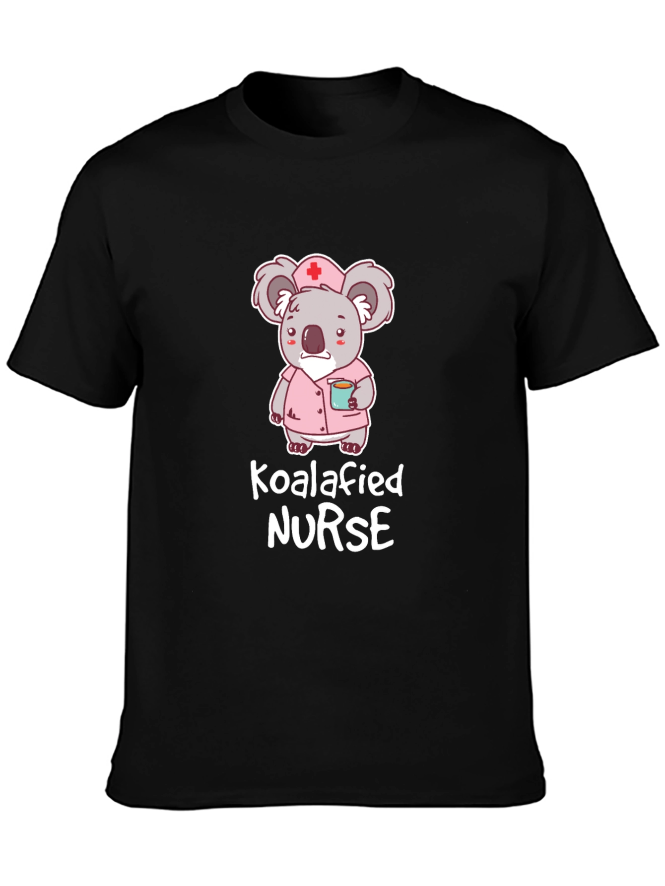 Koalafied Nurse Graphic T-Shirt - Cute Koala Design