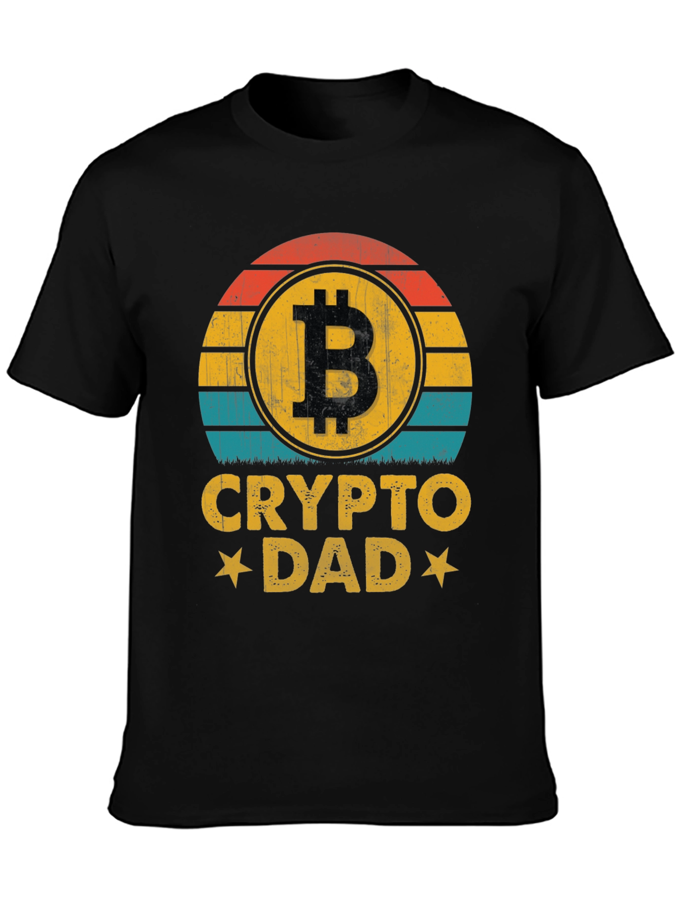Crypto Dad T-Shirt - Bitcoin Lover Gift