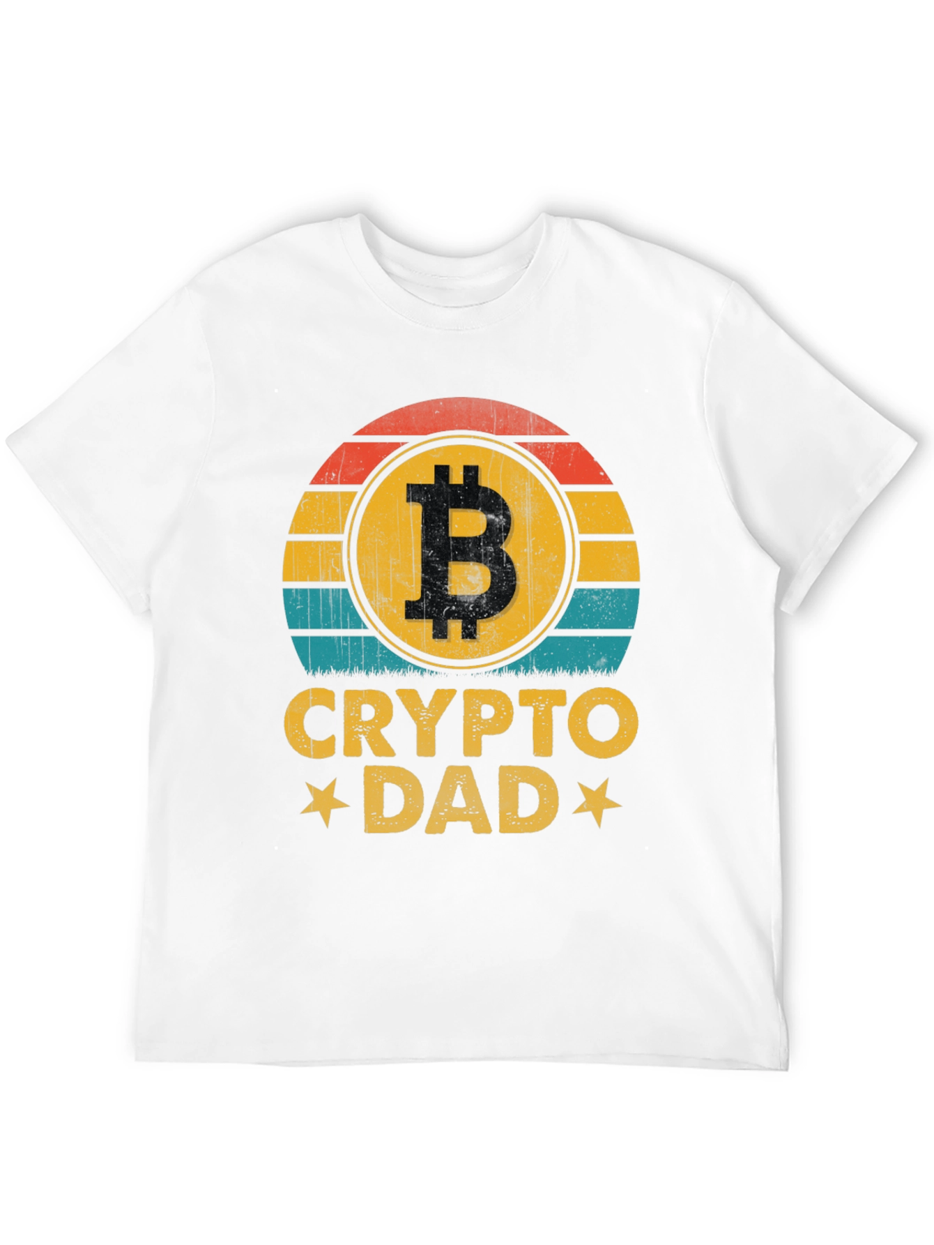 Crypto Dad T-Shirt - Bitcoin Lover Gift