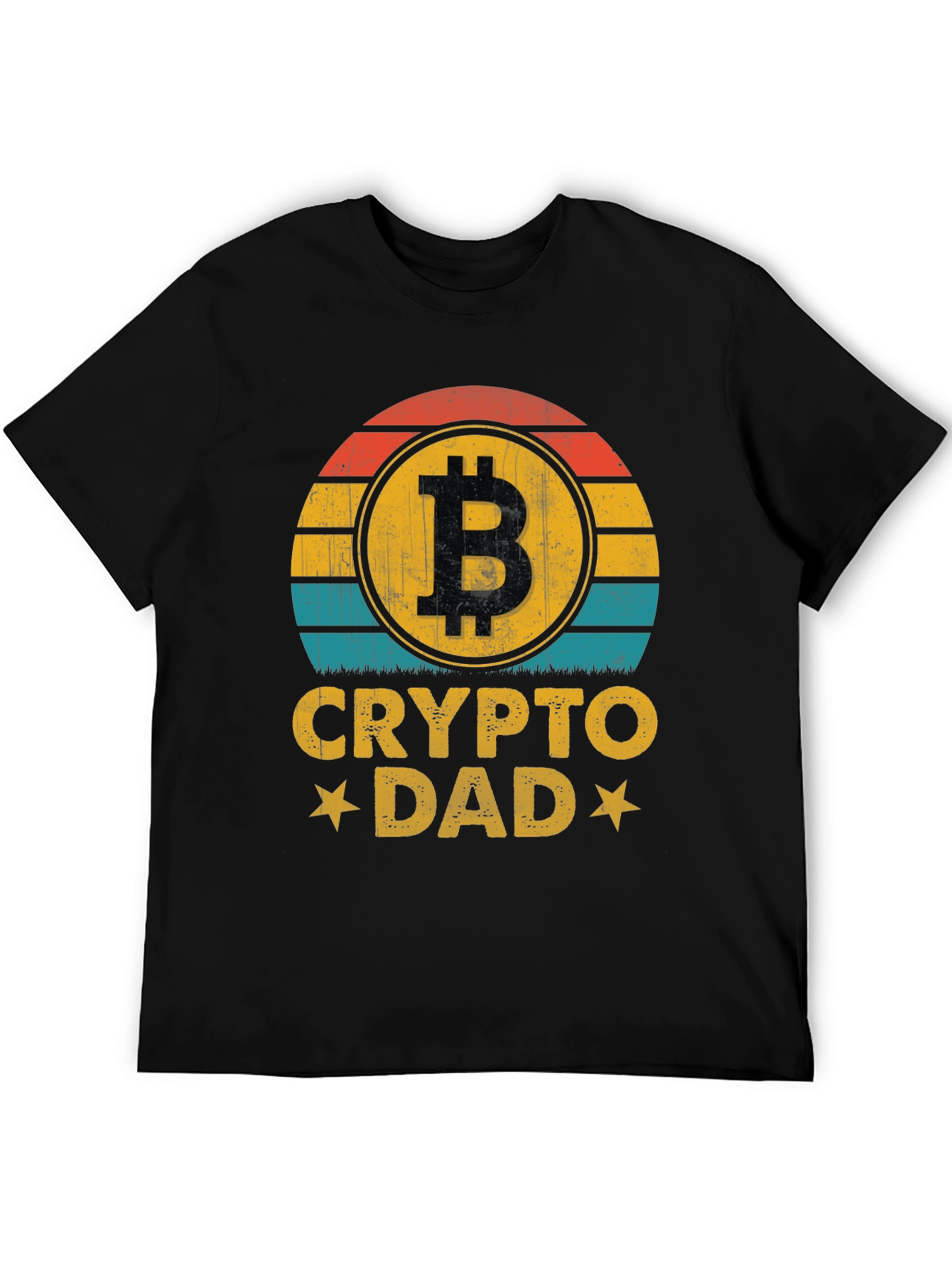Crypto Dad T-Shirt - Bitcoin Lover Gift
