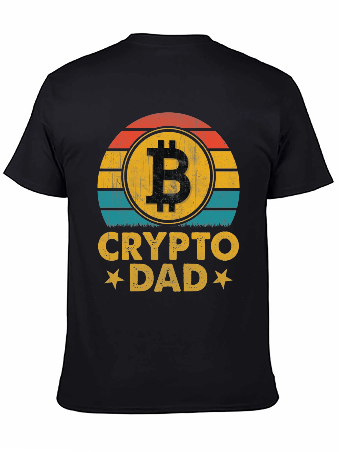 Crypto Dad T-Shirt - Bitcoin Lover Gift