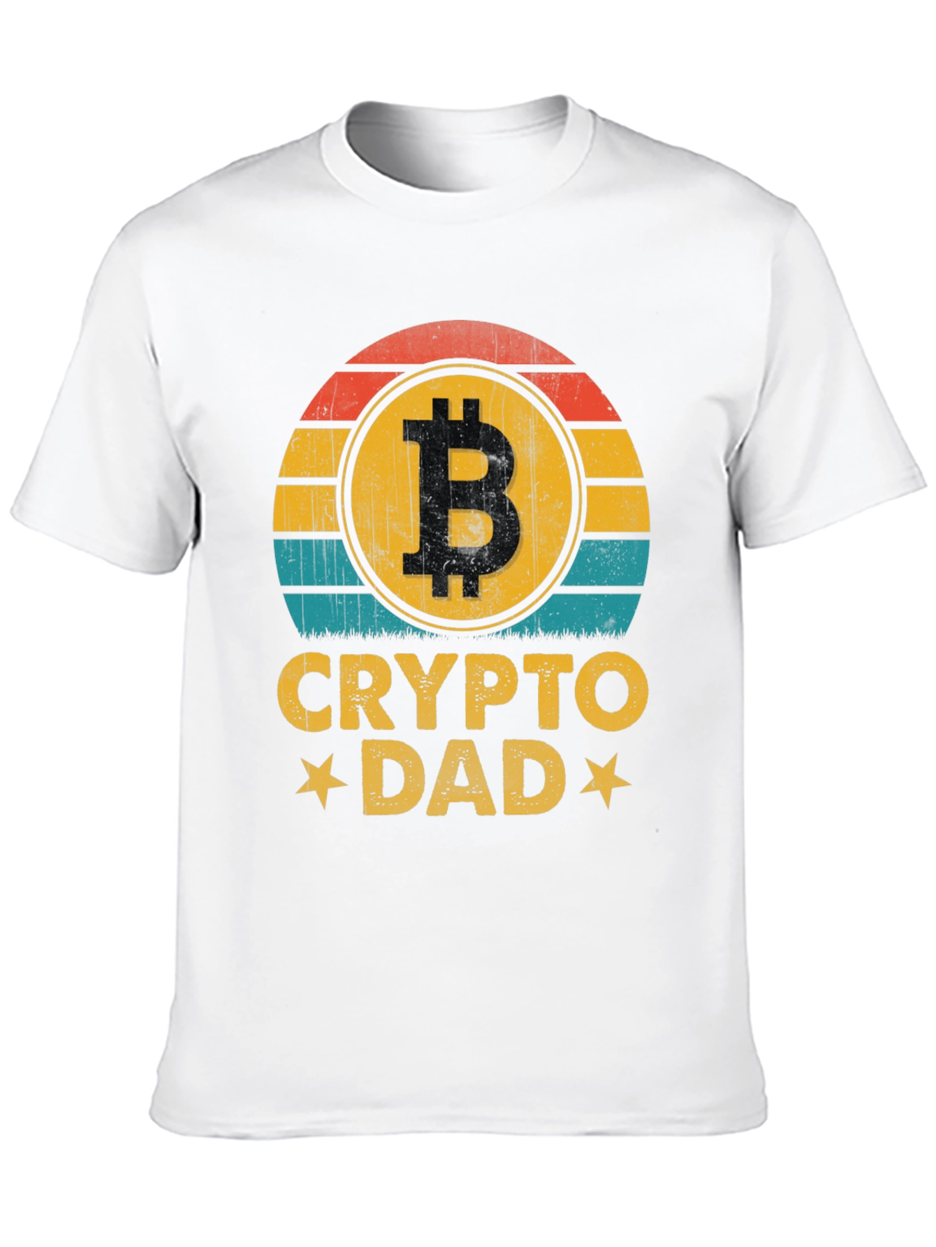 Crypto Dad T-Shirt - Bitcoin Lover Gift