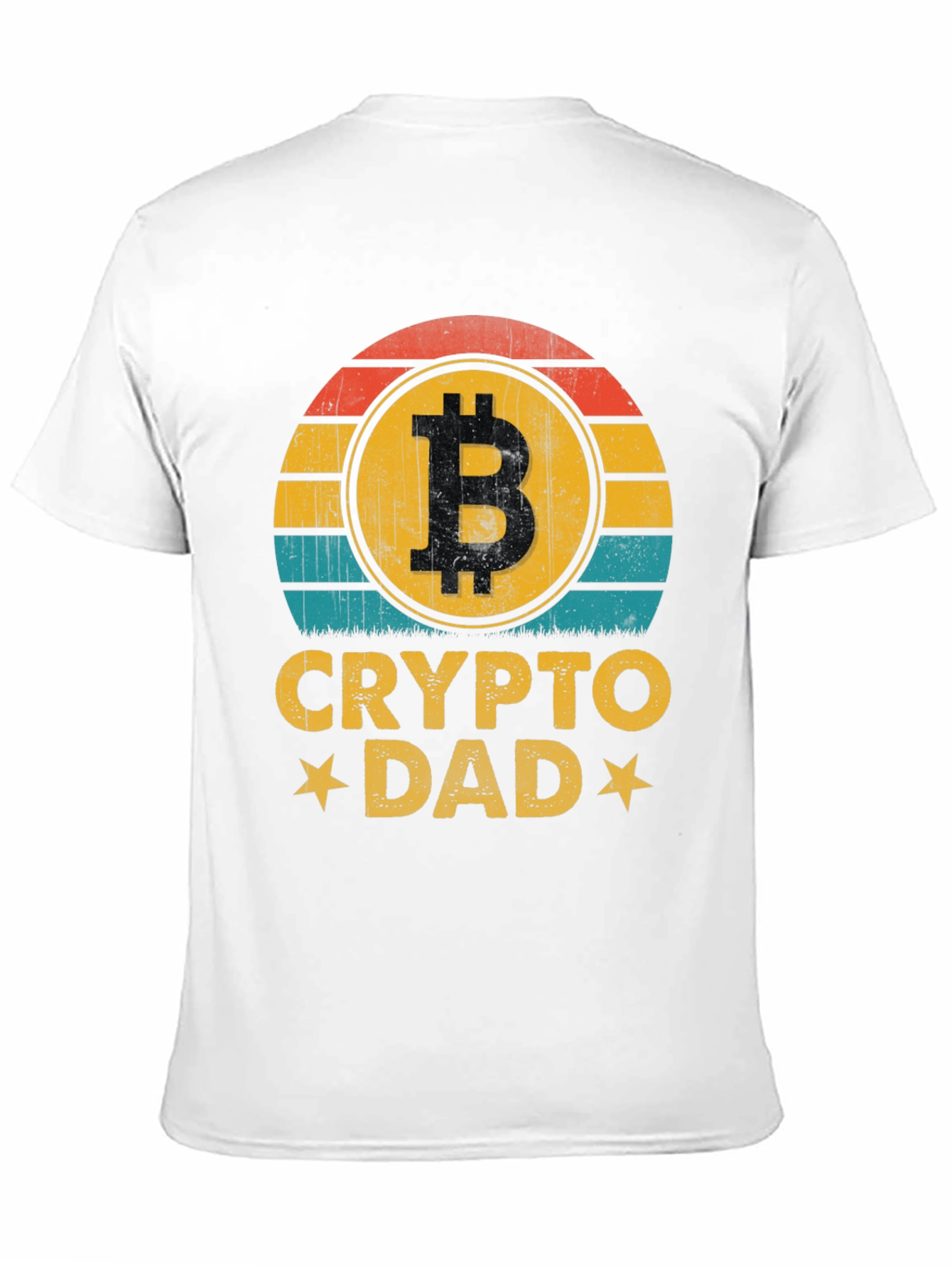 Crypto Dad T-Shirt - Bitcoin Lover Gift