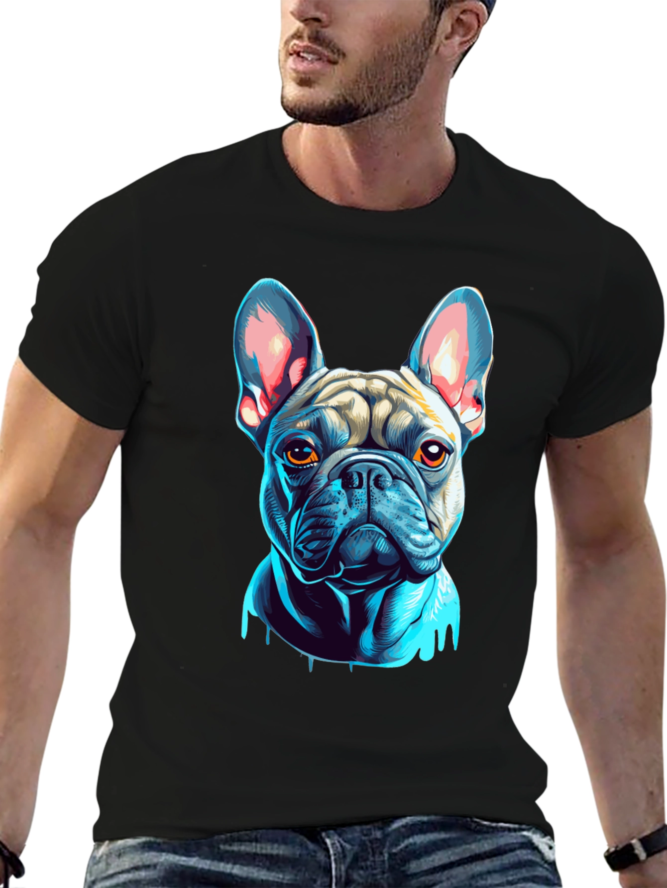 French Bulldog Graphic Tee - Stylish Dog Lover Shirt