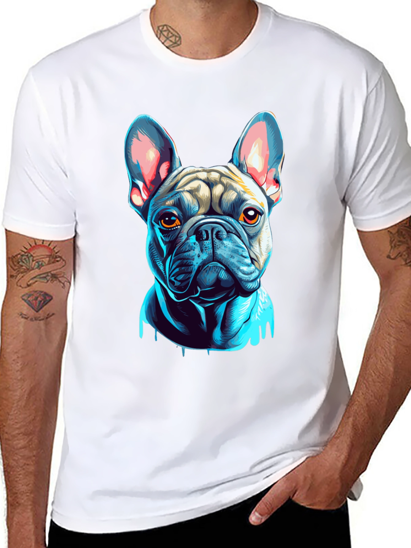 French Bulldog Graphic Tee - Stylish Dog Lover Shirt