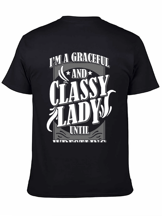Graceful Classy Lady Graphic T-Shirt