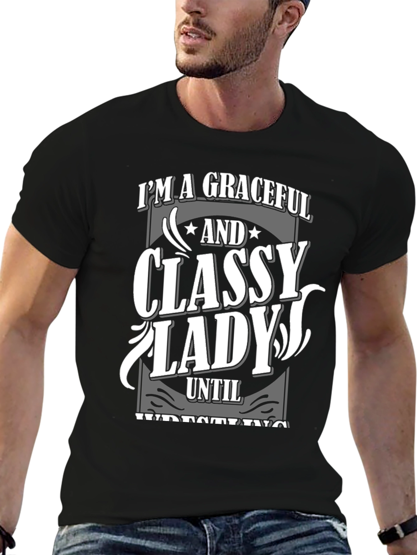 Graceful Classy Lady Graphic T-Shirt
