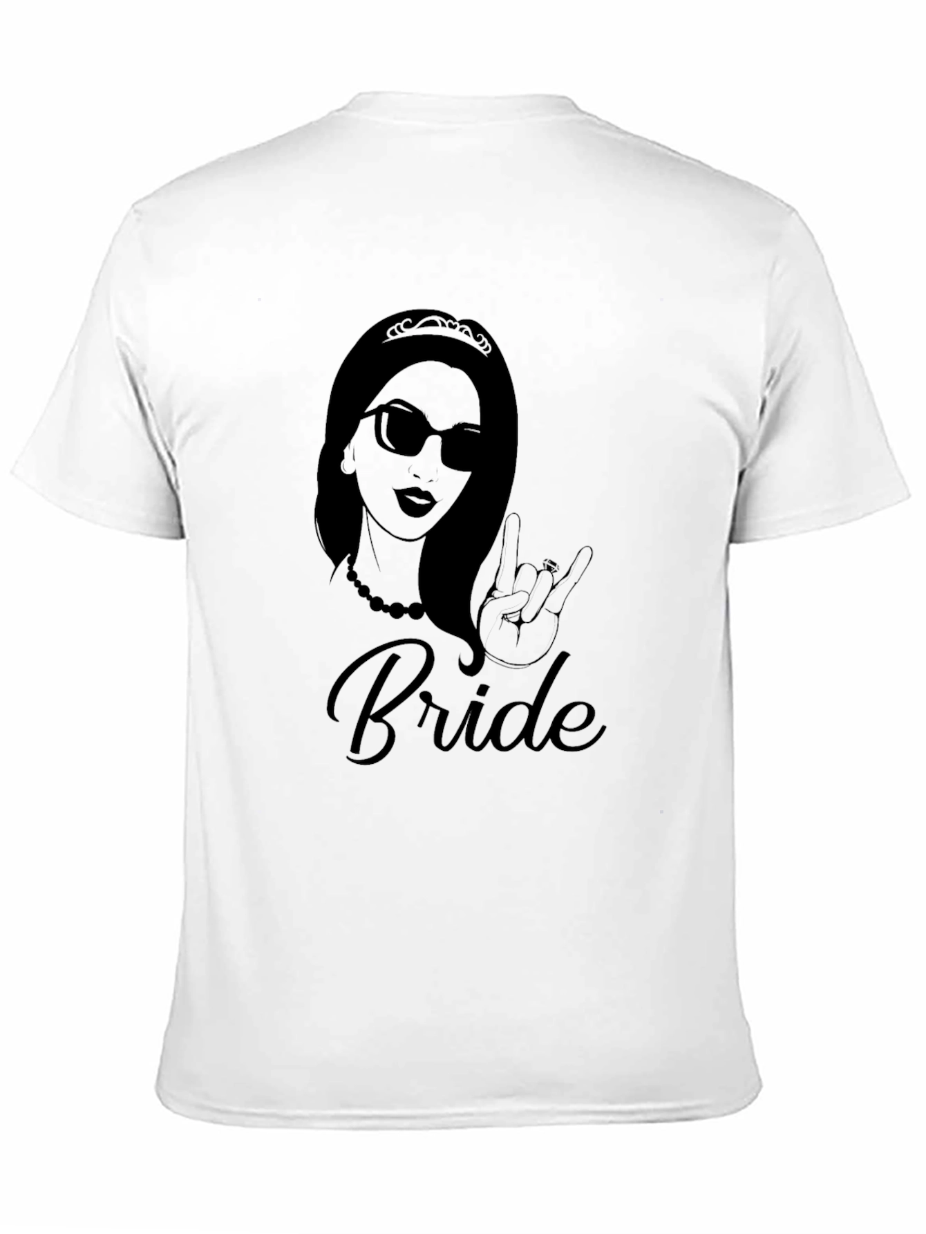 Bride Graphic Tee - Rock On Bridal Shirt