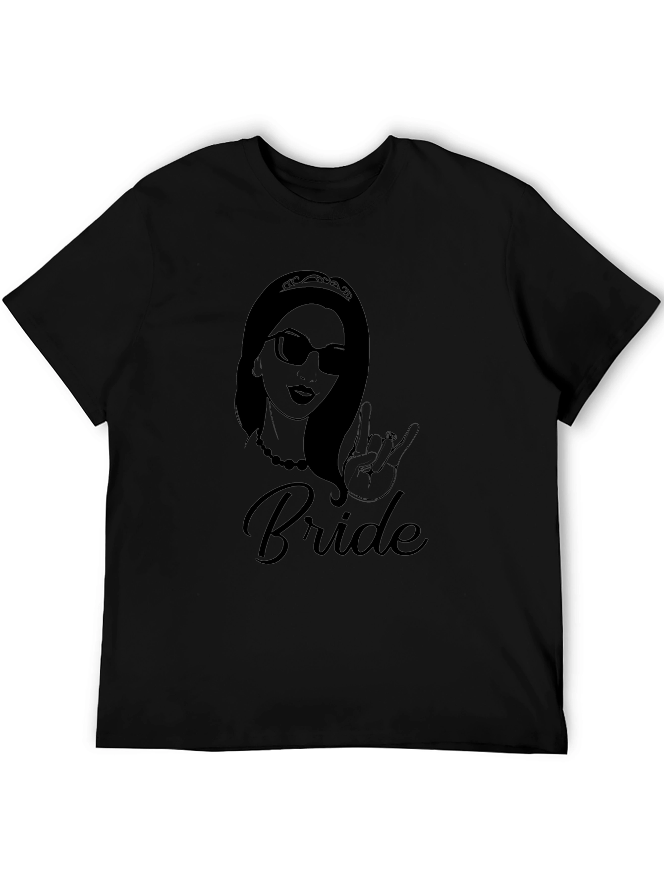 Bride Graphic Tee - Rock On Bridal Shirt
