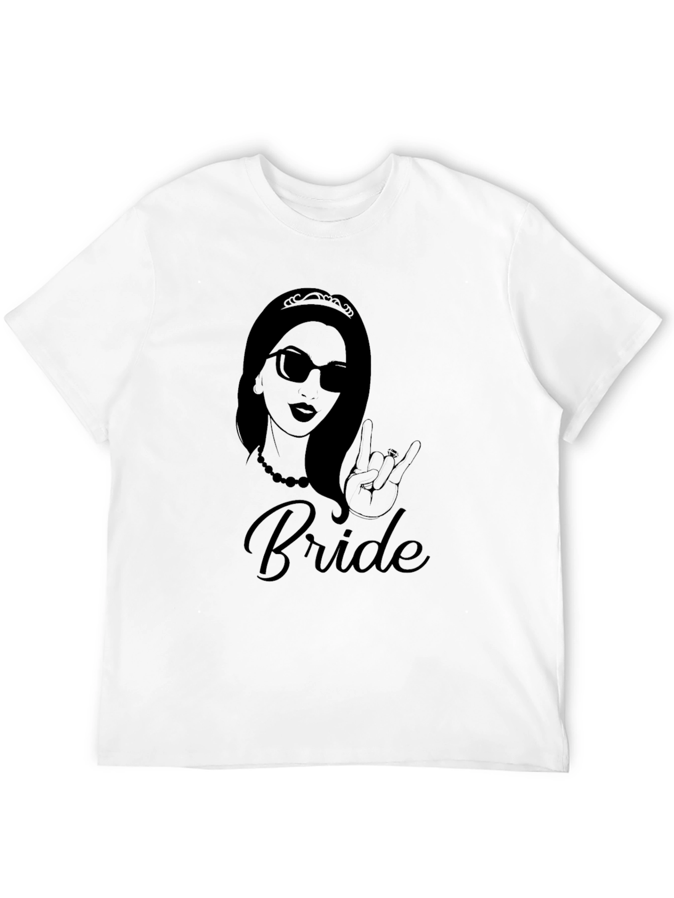 Bride Graphic Tee - Rock On Bridal Shirt
